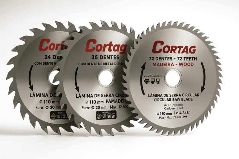 Lâmina De Serra Circular Para Madeira 110mm – Cortag