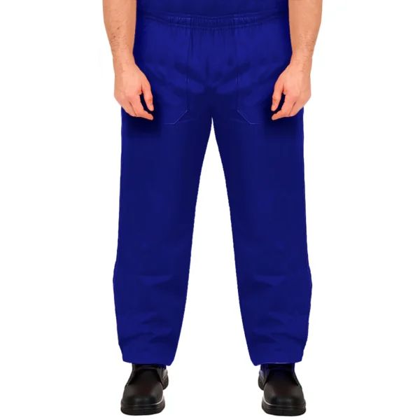 Calça Plus Size Azul Royal Elástico Total - Uniforme