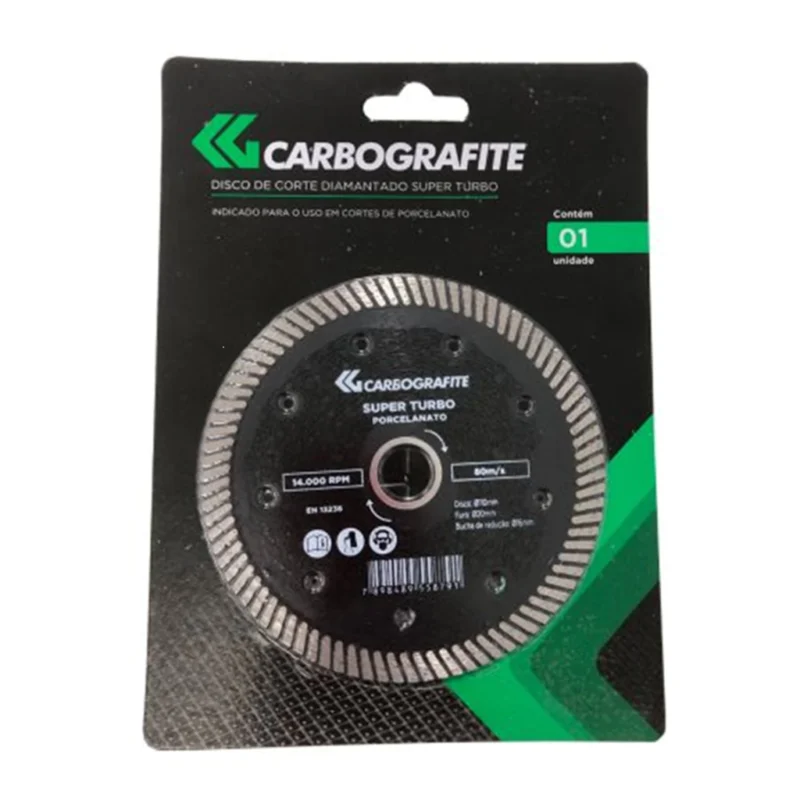 Disco de Corte Diamantado Super Turbo 110MM – Carbografite