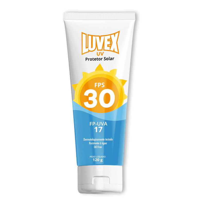 Protetor Solar Fator 30 Uva Uvb 120g – Luvex