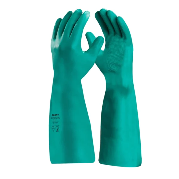 Luva Nitrílica Nitriflex Unidade Longa Verde CA 12254 - Danny